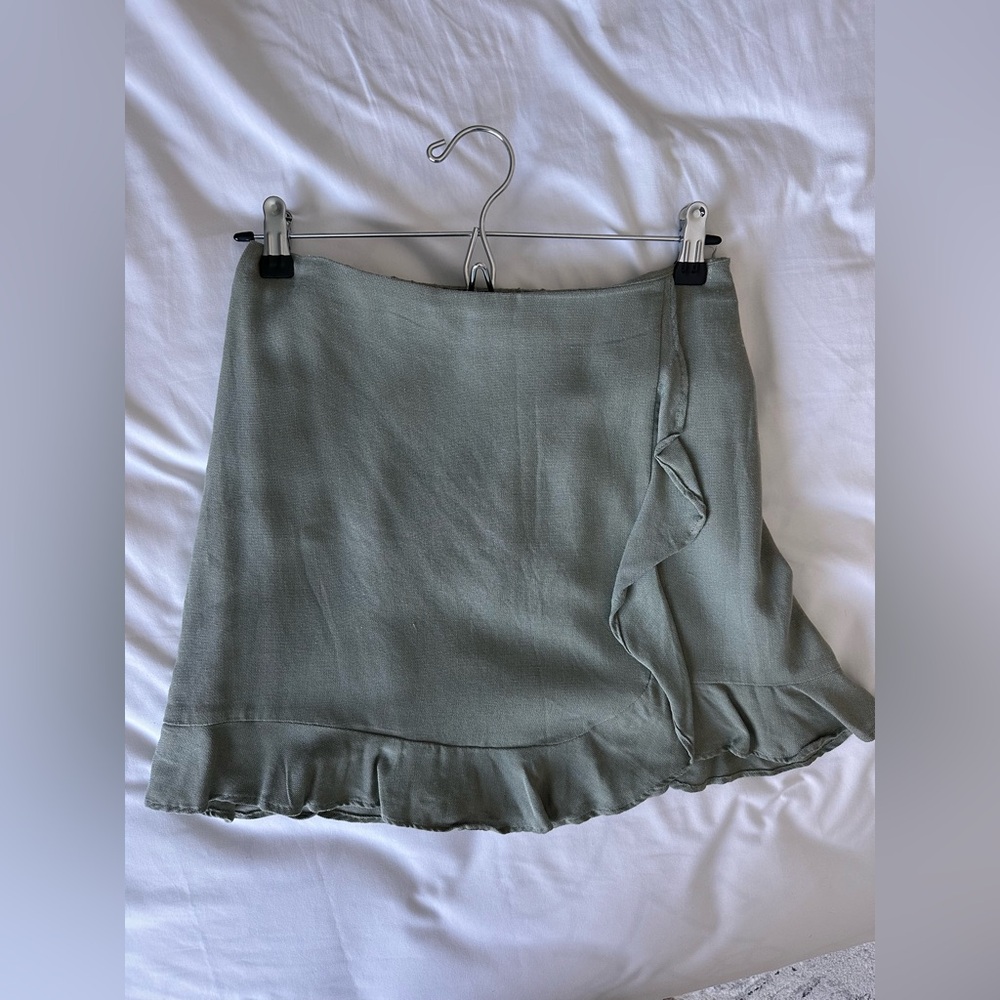 Ruffled Mini Skirt